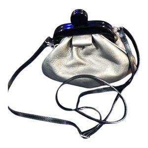 Mywalit Small Silver Gray Adjustable Crossbody Clutch Purse Bag